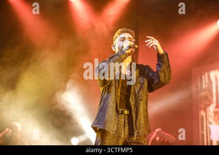 Mailand, Italien. Oktober 2025. Fabrique, Mailand, Italien, 06. Oktober 2025, Rocco Hunt während Rocco Hunt - Musikkonzert Credit: Live Media Publishing Group/Alamy Live News Stockfoto
