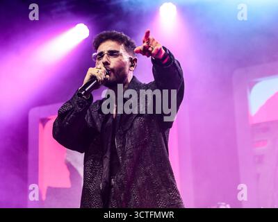 Mailand, Italien. Oktober 2025. Fabrique, Mailand, Italien, 06. Oktober 2025, Rocco Hunt während Rocco Hunt - Musikkonzert Credit: Live Media Publishing Group/Alamy Live News Stockfoto