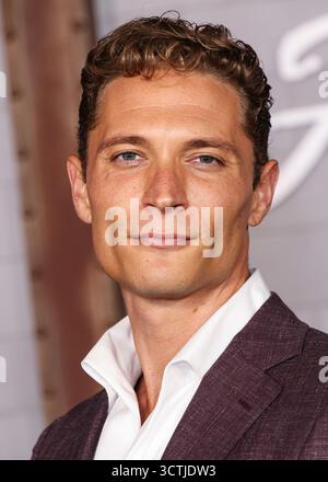 Los Angeles, Usa. Oktober 2025. MIRACLE MILE, LOS ANGELES, KALIFORNIEN, USA - 6. OKTOBER: Elijah Allan-Blitz kommt zur Los Angeles Premiere von Netflix 'Frankenstein', die am 6. Oktober 2025 im Academy Museum of Motion Pictures in Miracle Mile, Los Angeles, Kalifornien, USA stattfindet. (Foto: Xavier Collin/Image Press Agency) Credit: Image Press Agency/Alamy Live News Stockfoto
