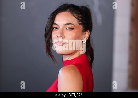 Los Angeles, Usa. Oktober 2025. MIRACLE MILE, LOS ANGELES, KALIFORNIEN, USA - 06. OKTOBER: Jess Lucero kommt zur Los Angeles Premiere von Netflix's 'Frankenstein', die am 6. Oktober 2025 im Academy Museum of Motion Pictures in Miracle Mile, Los Angeles, Kalifornien, USA stattfindet. (Foto: Xavier Collin/Image Press Agency) Credit: Image Press Agency/Alamy Live News Stockfoto