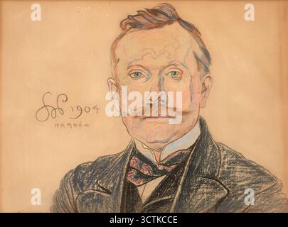 Porträt von Dr. Jan Raczynski, 1904. Stockfoto