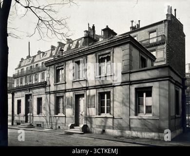 Louis Pasteur, Außenansicht der Ecole normale supérieure, 1900er Jahre. Stockfoto