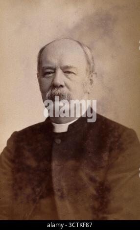 Nicht identifizierter Geistlicher, 1860er Jahre. Stockfoto