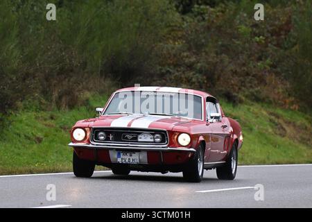 Eichelhardt GER, Technik, Automobil, Oldtimer, 45. ADAC Raiffeisen-Veteranenfahrt, MSC Altenkirchen, Rheinland-Pfalz, Eichelhardt, 04.10.2025 Mustang Fastback, Baujahr 1968, Simeon Hagemann / Tanja Hagemann GER, Technik, Automobil, Oldtimer, 45. ADAC Raiffeisen-Veteranenfahrt, MSC Altenkirchen, Rheinland-Pfalz, Eichelhardt, 04.10.2025 *** Eichelhardt GER, Technologie, Automobil, Oldtimer, 45 ADAC Raiffeisen Veteranenfahrt, MSC Altenkirchen, Rheinland-Pfalz, Eichelhardt, 04 10 2025 Mustang Fastback, Baujahr 1968, Simeon Hagemann Tanja Hagemann GER, Technologie, Automobil, c Stockfoto