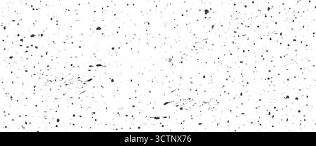 Gesprenkelter Hintergrund. Nahtlose Grunge-Speckle-Textur. Verspritzte Partikel, Spritzer, Tropfen Tapete. Vektorabbildung Stock Vektor