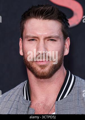 CENTURY CITY, LOS ANGELES, KALIFORNIEN, USA – 16. SEPTEMBER: Jesse Kove kommt zur Weltpremiere von Lionsgate's „The Strangers – Chapter 2“, die am 16. September 2025 im AMC Century City 15 in Westfield Century City, Los Angeles, Kalifornien, USA stattfindet. (Foto: Xavier Collin/Image Press Agency) Stockfoto