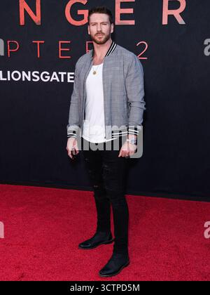 CENTURY CITY, LOS ANGELES, KALIFORNIEN, USA – 16. SEPTEMBER: Jesse Kove kommt zur Weltpremiere von Lionsgate's „The Strangers – Chapter 2“, die am 16. September 2025 im AMC Century City 15 in Westfield Century City, Los Angeles, Kalifornien, USA stattfindet. (Foto: Xavier Collin/Image Press Agency) Stockfoto