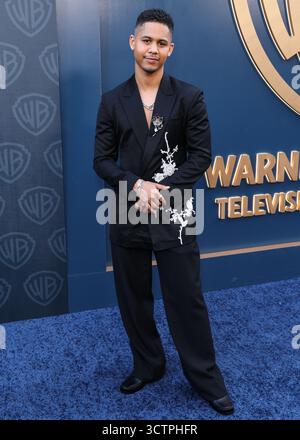 BEVERLY HILLS, LOS ANGELES, KALIFORNIEN, USA - 13. SEPTEMBER: Rhenzy Feliz kommt in Warner Bros. An Die 77. Primetime Emmy Awards-Nominees Celebration der Television Group fand am 13. September 2025 in Beverly Hills, Los Angeles, Kalifornien, statt. (Foto: Xavier Collin/Image Press Agency) Stockfoto