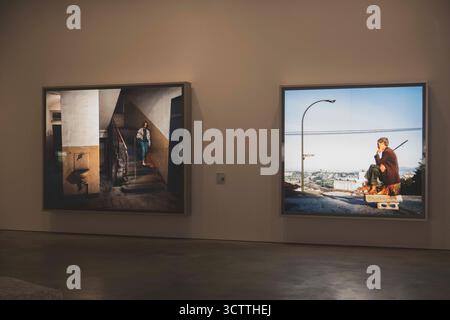 Torino, Italien. Oktober 2025. Anteprima stampa della mostra'Jeff Wall. Photos' Presso le Gallerie d'Italia. Torino, Italia - Mercoledì, 8 Ottobre 2025 - Cronaca - ( Foto Andrea Alfano/LaPresse ) Pressevorschau von "Jeff Wall". Fotoausstellung in der Gallerie d'Italia. Turin, Italien - Mittwoch, 8. Oktober 2025 - News - ( Foto Andrea Alfano/LaPresse ) Credit: LaPresse/Alamy Live News Stockfoto