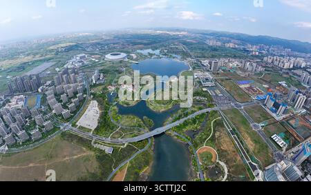 Longquanyi Dongan Lake Sports Park Dongan Lake Park, Stadt Chengdu, Provinz Sichuan Stockfoto