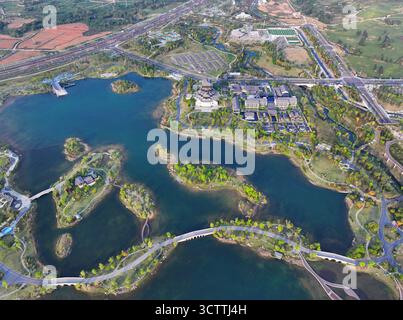 Longquanyi Dongan Lake Sports Park Dongan Lake Park, Stadt Chengdu, Provinz Sichuan Stockfoto