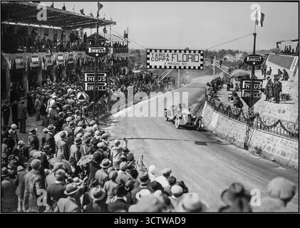 1925 Targa Florio (Course automobile sur le Circuit des Madonies en Sicile, Salvatore) Casano sur Alfa-Roméo (Nr. 16) - Stockfoto