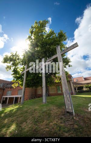 The Gardens of the Shrine of Our Lady, Little Walsingham, Norfolk, England UK Stockfoto