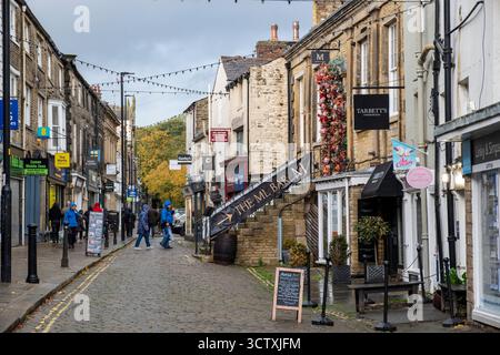 Sheep Street, Skipton Town Centre, North Yorkshire, England, Großbritannien Stockfoto