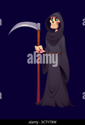 Cartoon Halloween Totenskelett Figur Stock Vektor