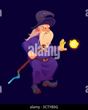 Cartoon Halloween Zauberfigur Stock Vektor