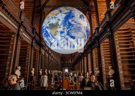 Dublin, 5. Oktober 2025: The Long Room at Trinity College Library Stockfoto