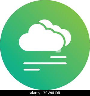 Design-Illustration Für Neblige Vektorsymbole Stock Vektor