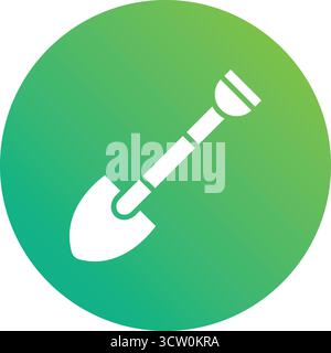 Schaufel Vektor Symbol Design Illustration Stock Vektor