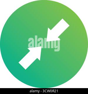 Minimierung Der Vektorsymbolkonstruktion (Illustration) Stock Vektor