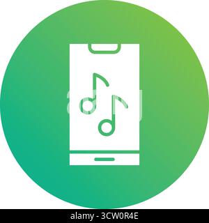 Design-Illustration Für Musik-Vektor-Symbole Stock Vektor