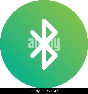Design-Illustration Des Bluetooth-Vektorsymbols Stock Vektor