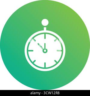 Countdown-Vektor-Symbol Design-Illustration Stock Vektor