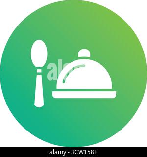 Restaurant Vektor Icon Design Illustration Stock Vektor