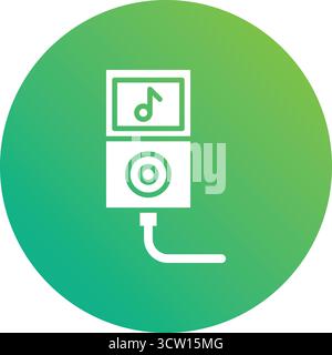 Design-Illustration Für Musik-Vektor-Symbole Stock Vektor