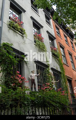 Die East 19th Street liegt im Gramercy Park Historic District von New York City, USA 2025 Stockfoto