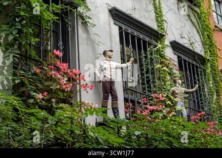Die East 19th Street liegt im Gramercy Park Historic District von New York City, USA 2025 Stockfoto