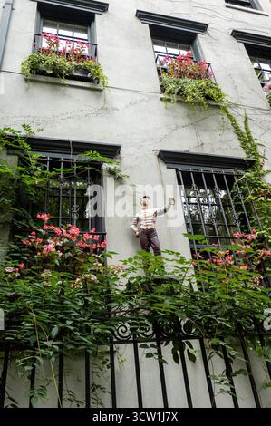 Die East 19th Street liegt im Gramercy Park Historic District von New York City, USA 2025 Stockfoto