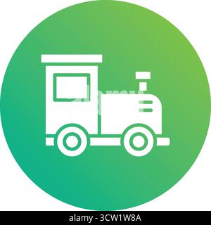 Zugmaschine Vektor-Symbol Design-Illustration Stock Vektor