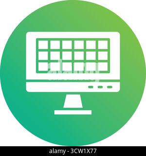 Rastervektor-Symbol Entwurfsdarstellung Stock Vektor