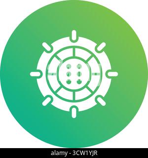 Stargate Vector Icon Design Illustration Stock Vektor