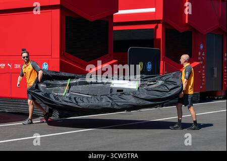 Ungarischer GP F1 2025 am 3. August 2025 in Budapest, Ungarn - Formel 1 Stockfoto