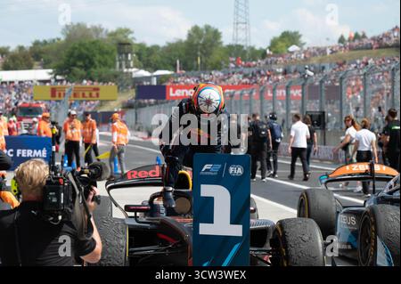 Ungarischer GP F1 2025 am 3. August 2025 in Budapest, Ungarn - Formel 1 Stockfoto