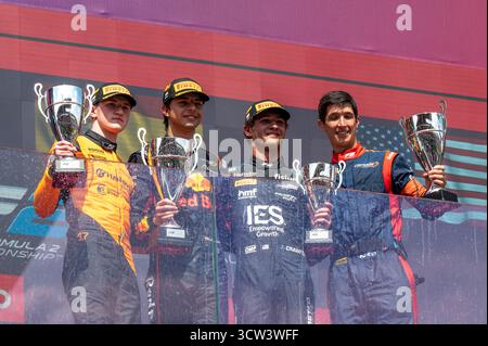 Ungarischer GP F1 2025 am 3. August 2025 in Budapest, Ungarn - Formel 1 Stockfoto