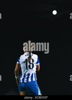 London, Großbritannien. Oktober 2025. Chigwell, Eangland, 08. Oktober 2025: Spiel zwischen West Ham United Women und Brighton & Hove Albion Women im Subway Women's League Cup (Gruppe C, Spieltag 2) im Chigwell Construction Stadium, London, England am 8. Oktober 2025. (Yaroslav Dunka/SPP) Credit: SPP Sport Press Photo. /Alamy Live News Stockfoto