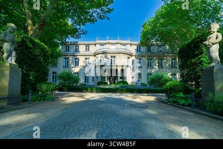 Frontansicht des Hauses der Wannsee-Konferenz in Berlin Wannsee Stockfoto