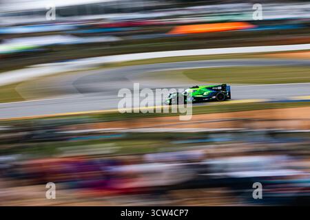 18 JARVIS Oliver (gbr), HEINEMEIER HANSSON David (dnk), LUTKE Tobi (CAN), ERA Motorsport, ORECA LMP2 07, #18, Action während der Motul Petit Le Mans 2025, 11. Runde der IMSA WeatherTech Sportscar Championship 2025, vom 9. bis 11. Oktober 2025 auf der Michelin Raceway Road Atlanta in Braselton, Georgia, USA - Foto Joao Filipe/DPPI Credit: DPPI Media/Alamy Live News Stockfoto