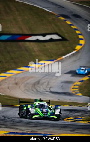 18 JARVIS Oliver (gbr), HEINEMEIER HANSSON David (dnk), LUTKE Tobi (CAN), ERA Motorsport, ORECA LMP2 07, #18, Action während der Motul Petit Le Mans 2025, 11. Runde der IMSA WeatherTech Sportscar Championship 2025, vom 9. bis 11. Oktober 2025 auf der Michelin Raceway Road Atlanta in Braselton, Georgia, USA - Foto Joao Filipe/DPPI Credit: DPPI Media/Alamy Live News Stockfoto