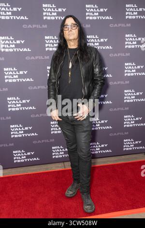Mill Valley, USA. Oktober 2025. Regisseur Jonas Akerlund nahm am 9. Oktober 2025 an der West Coast Premiere des Dokumentarfilms „Metallica Saved My Life“ während des 48. Mill Valley Film Festivals im Outdoor Art Club teil. Foto: Picture Happy/imageSPACE für CAFILM Credit: Imagespace/Alamy Live News Stockfoto