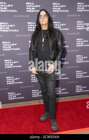 Mill Valley, USA. Oktober 2025. Regisseur Jonas Akerlund nahm am 9. Oktober 2025 an der West Coast Premiere des Dokumentarfilms „Metallica Saved My Life“ während des 48. Mill Valley Film Festivals im Outdoor Art Club teil. Foto: Picture Happy/imageSPACE für CAFILM/SIPA USA Credit: SIPA USA/Alamy Live News Stockfoto
