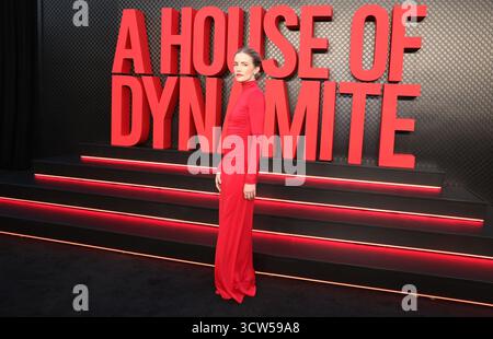Oktober 2025 – Los Angeles, Kalifornien – Willa Fitzgerald. Los Angeles Special Film Screening von A House of Dynamite im Egyptian Theatre. Stockfoto