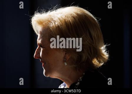 Los Angeles, Usa. Oktober 2025. Prinzessin Astrid von Belgien, die am Donnerstag, den 9. Oktober 2025, im Rahmen einer Wirtschaftsmission an der Westküste der Vereinigten Staaten bei Caviar in Los Angeles gefeiert wurde. Die belgische Wirtschaftsmission in den USA findet vom 4. Bis 12. Oktober statt. BELGA FOTO BENOIT DOPPAGNE Credit: Belga News Agency/Alamy Live News Stockfoto