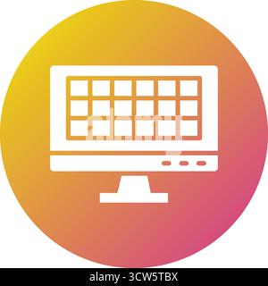 Rastervektor-Symbol Entwurfsdarstellung Stock Vektor