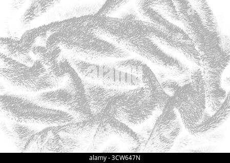 Weiche warme Decke Textur isoliert auf weißem Hintergrund, ausgeschnittene Überlagerung Stockfoto