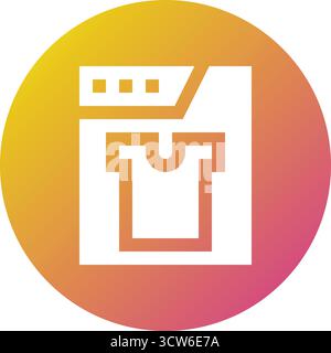 Reinigungsservice Website Vektorsymbol Design Illustration Stock Vektor