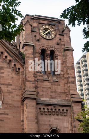 St. George's Episcopal Church befindet sich in der Rutherford PL 4. Am Stuyvesant Square, 2025, New York City, USA Stockfoto